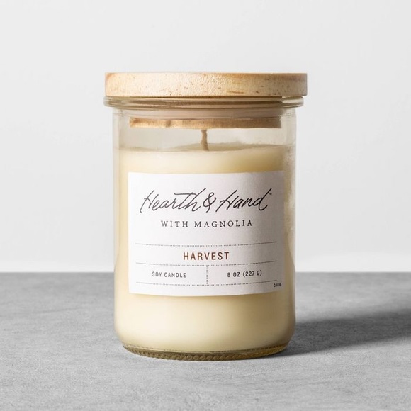 Magnolia Accents Hearth And Hand With Magnolia Harvest Candle